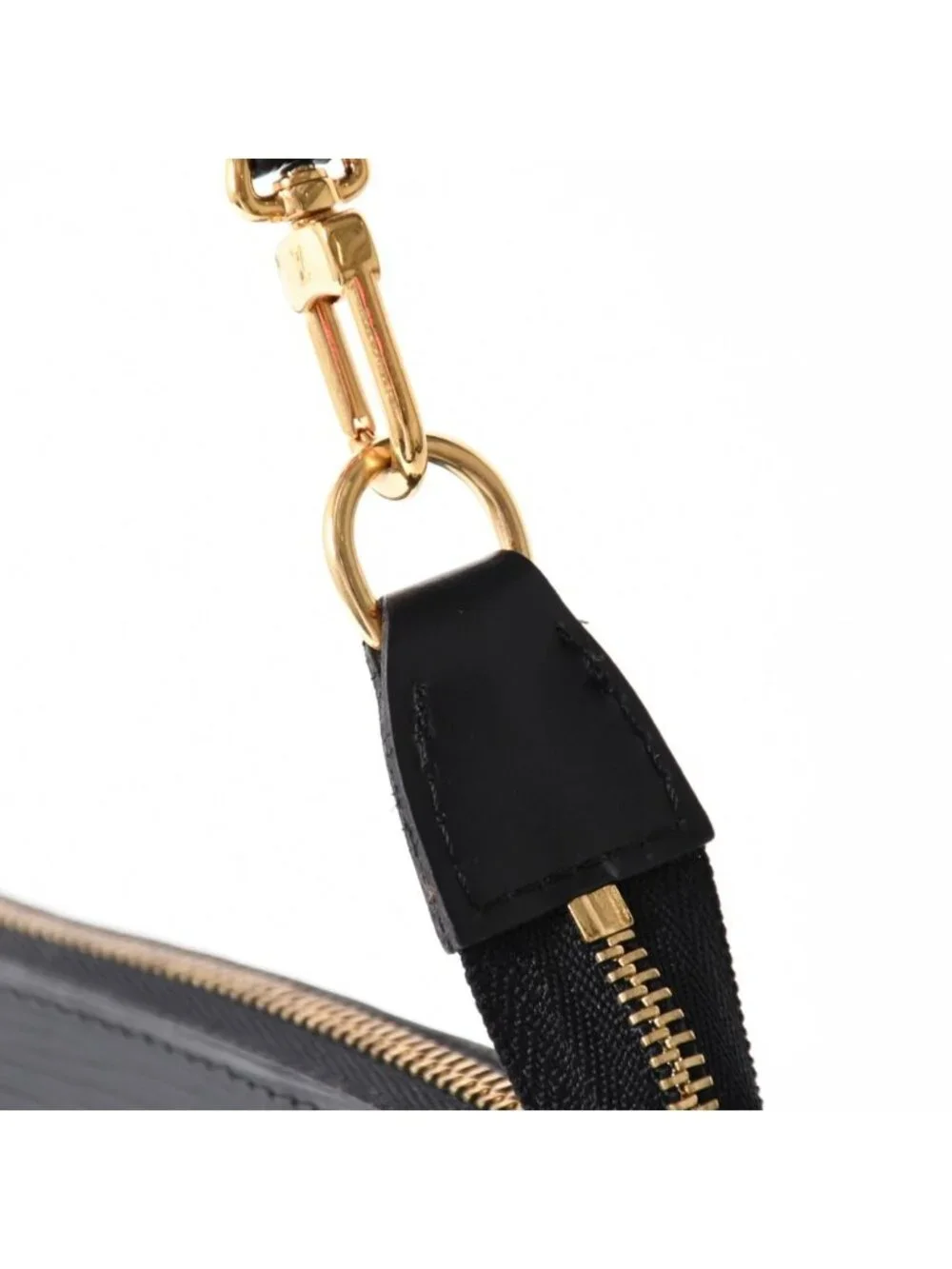 Louis Vuitton Pochette Accessoires Pouch Epi Black Gold